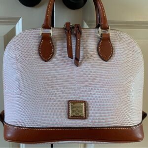 New Dooney & Bourke Pink Zip Zip Satchel